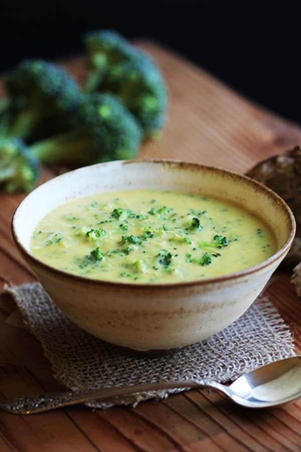 Vegan Broccoli Cheese Soup