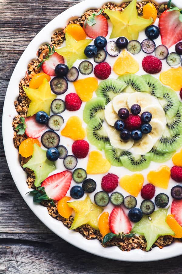 Vegan Fruit and Yogurt Breakfast Tart