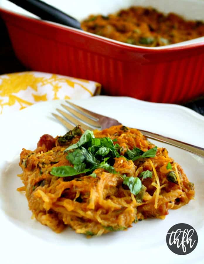 Vegan Italian Spaghetti Squash Bake