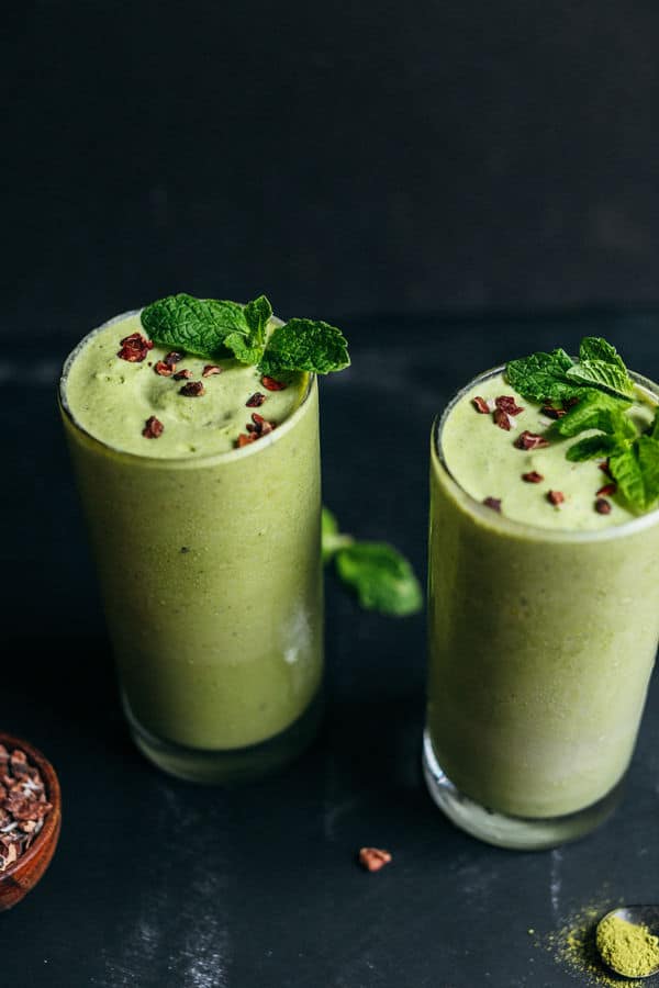 Vegan Mint Matcha Shamrock Shake