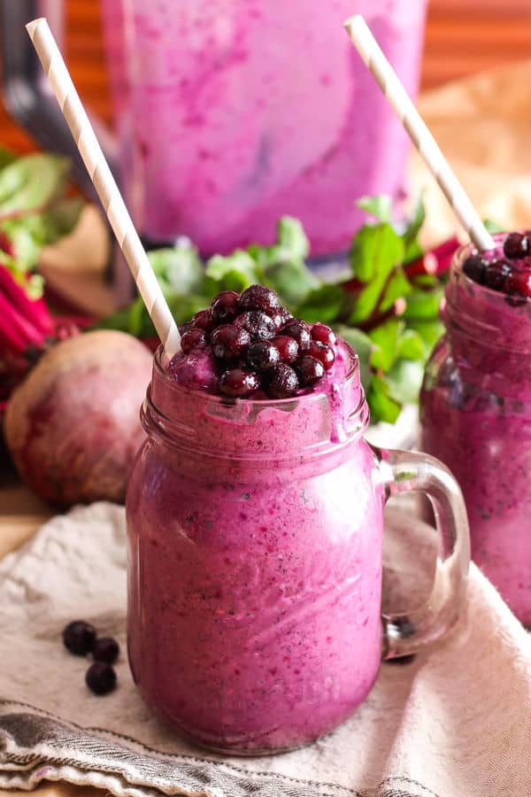 Wild Blueberry Beet Smoothie