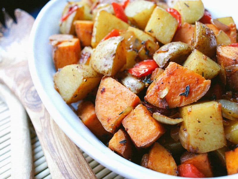 Yukon Gold & Sweet Potato Home Fries