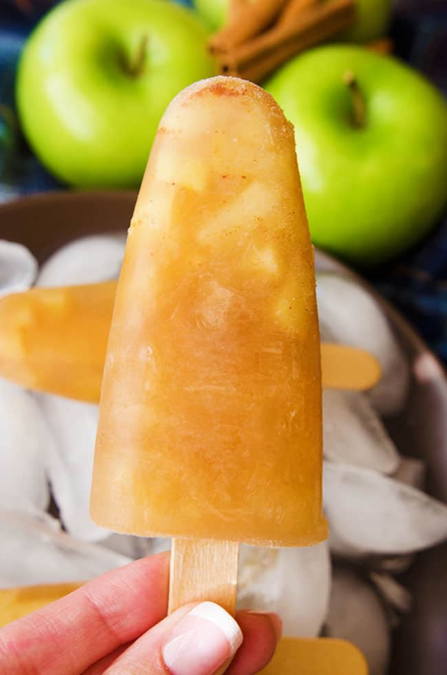 Apple Cider Popsicles