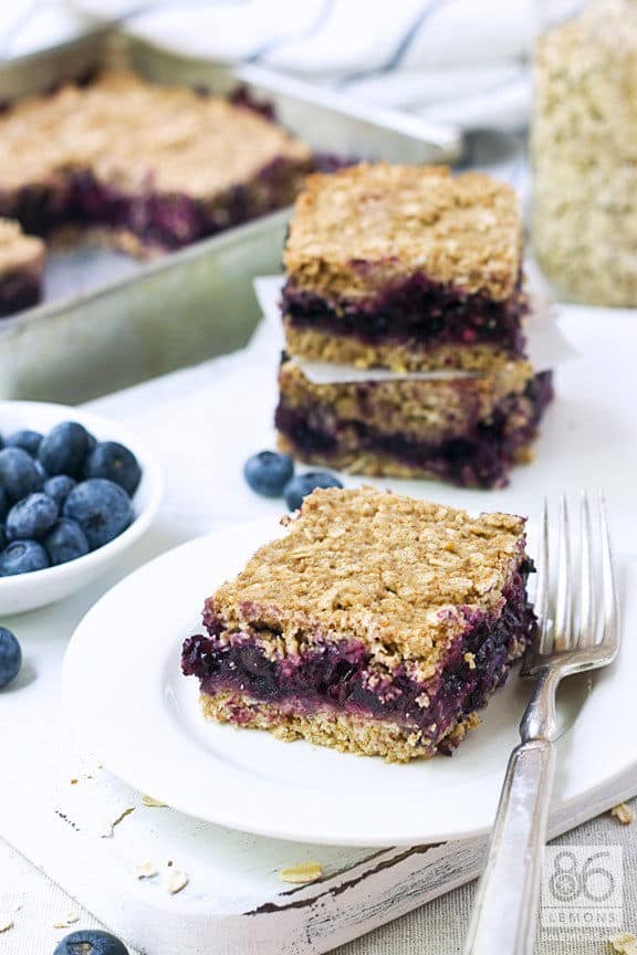 Blueberry-Oat Breakfast Squares