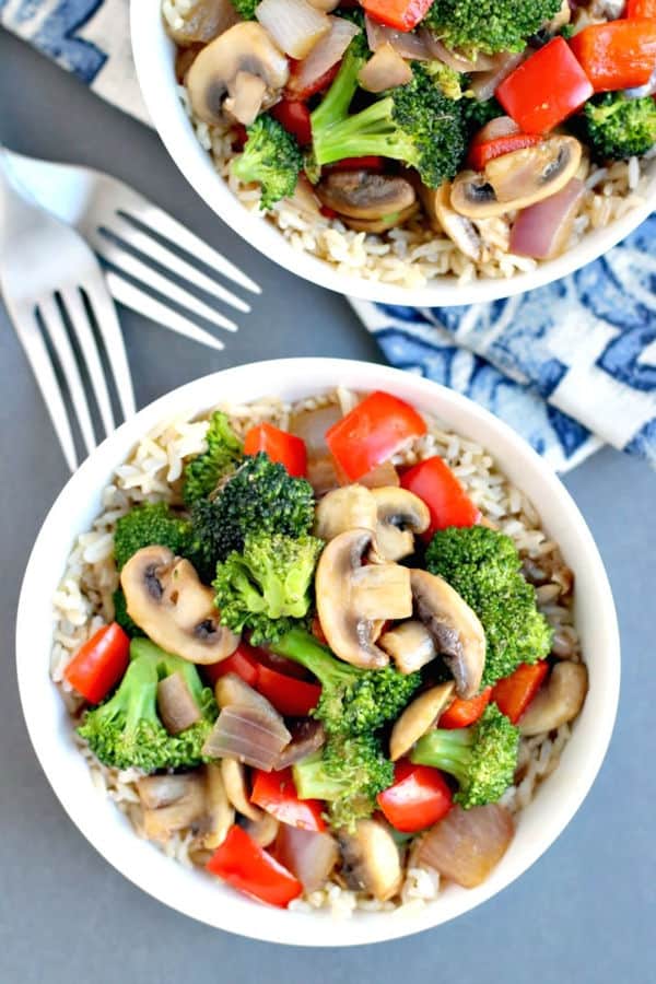 Brown Rice Stir Fry