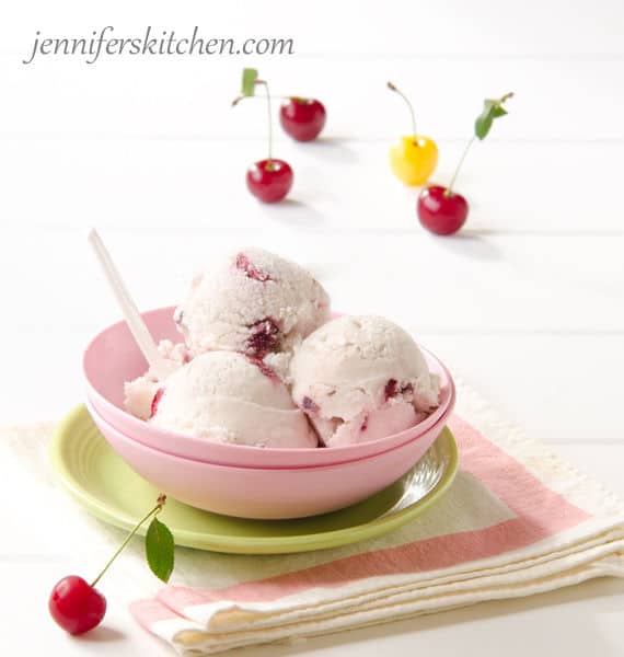 Cherry Vanilla Non-Dairy Ice Cream
