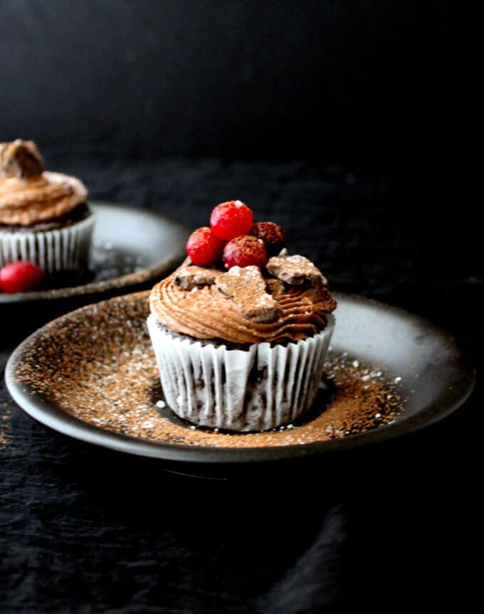 Chocolate Cherry Cupcakes