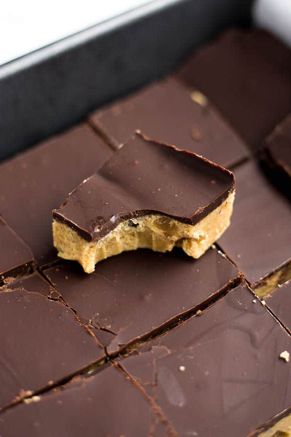 Chocolate-Covered Cookie Dough Bars