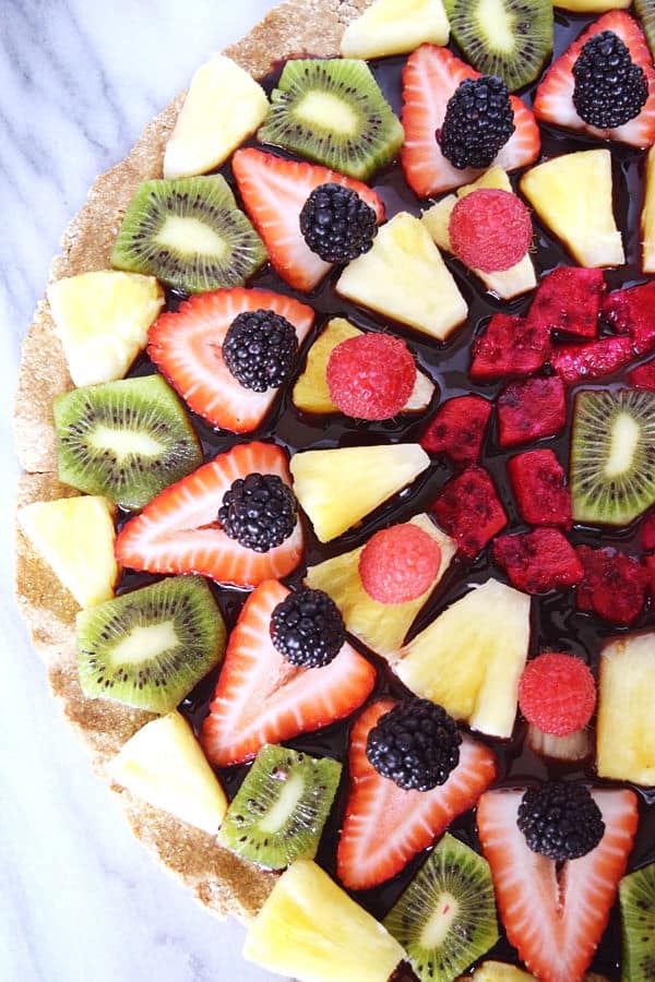 Chocolate Fruit Pizza