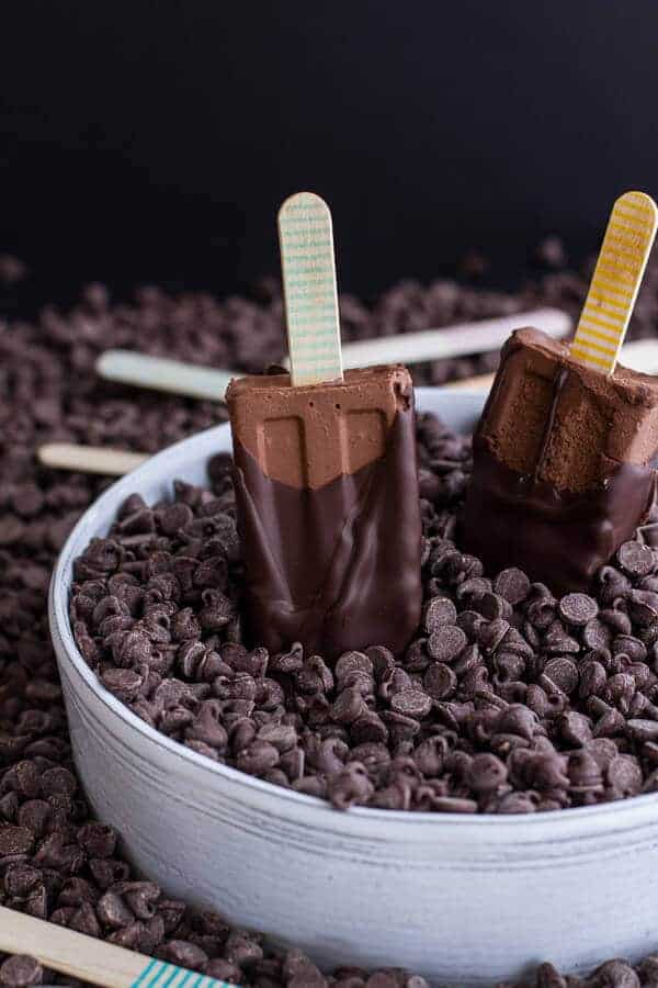 Chocolate Fudge Popsicles