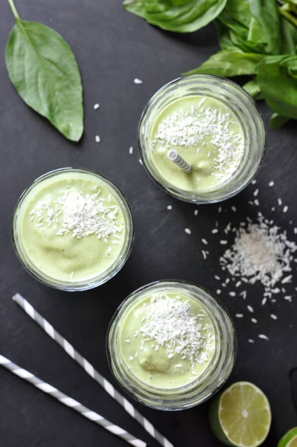 Coconut Basil Smoothie