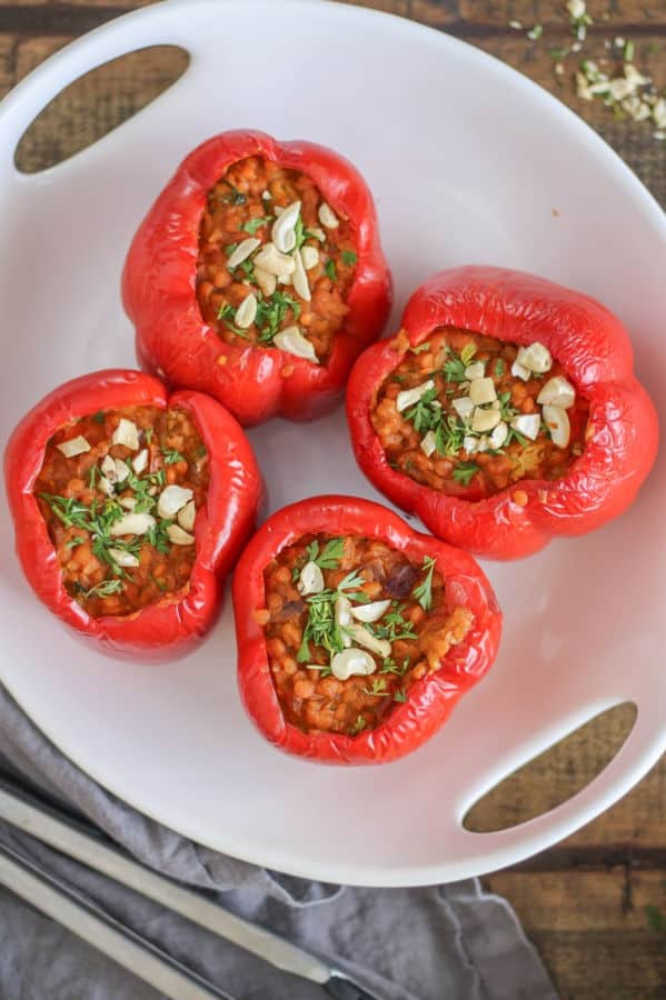 Coconut Curry Stuffed Peppers