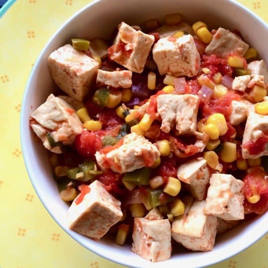 Dad's Southwest Tofu Bowl