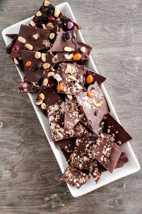 Dark Chocolate Bark 2 Ways