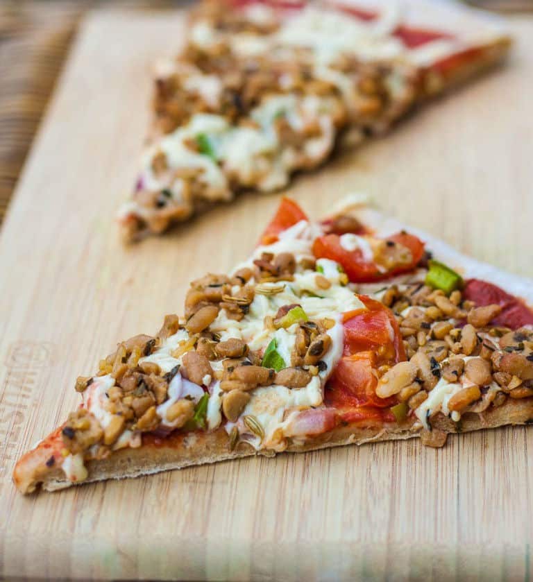 Easiest Whole Wheat Oil Free Pizza