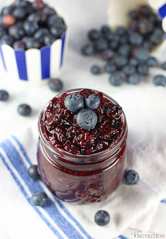Easy Blueberry Chia Jam