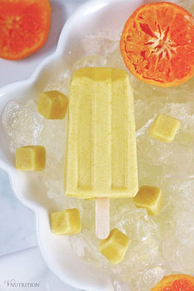 Ginger Orange Creamsicle Pops Made Easy with Dorot