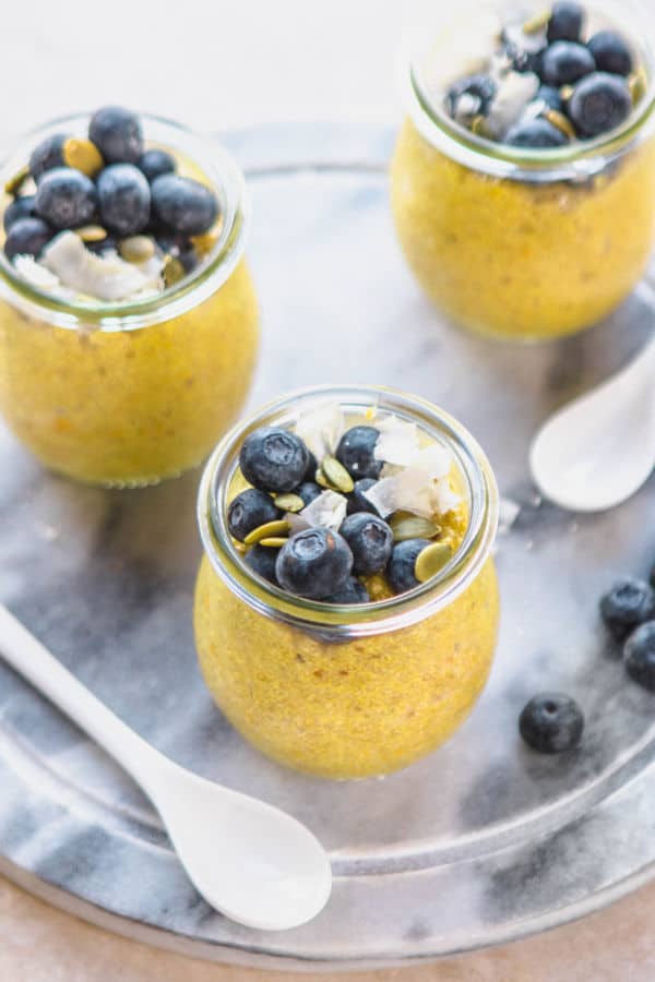 Golden Milk Chia Seed Pudding