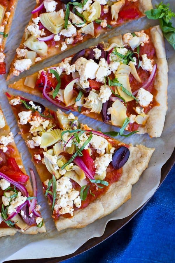 Greek Pizza (Gluten-Free)