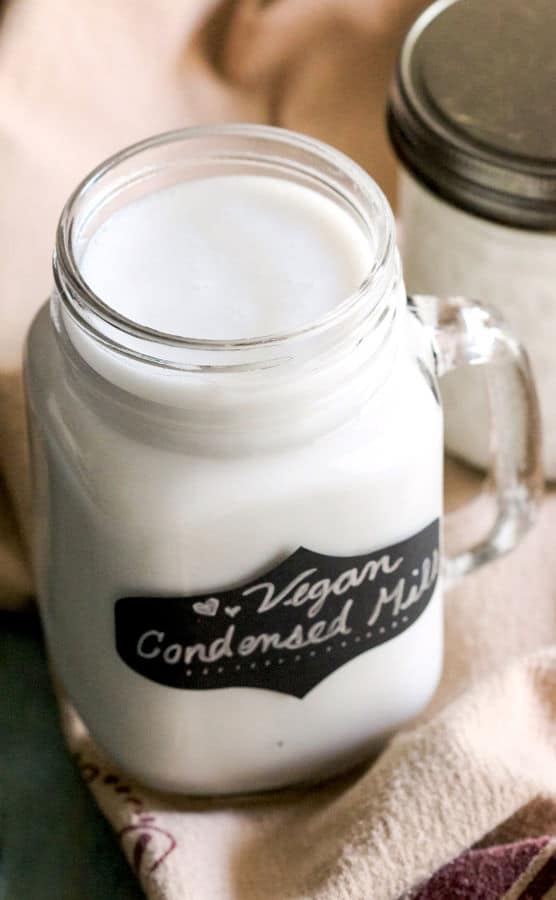 Healthy Homemade Vegan Sweetened Condensed Milk