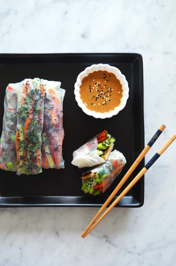 High Protein Summer Rolls