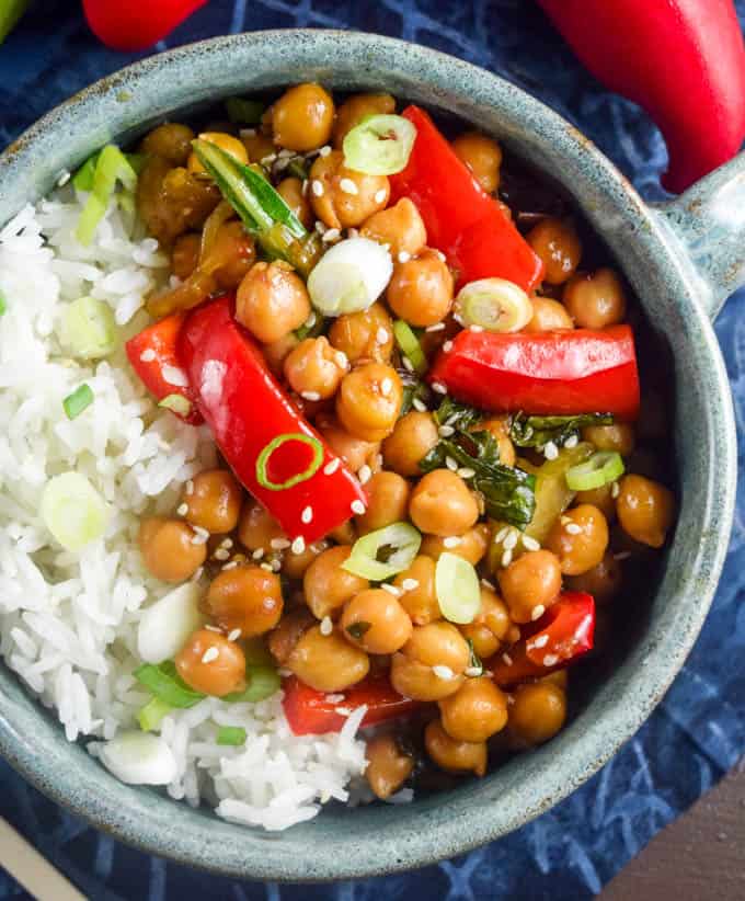 Kung Pao Chickpeas