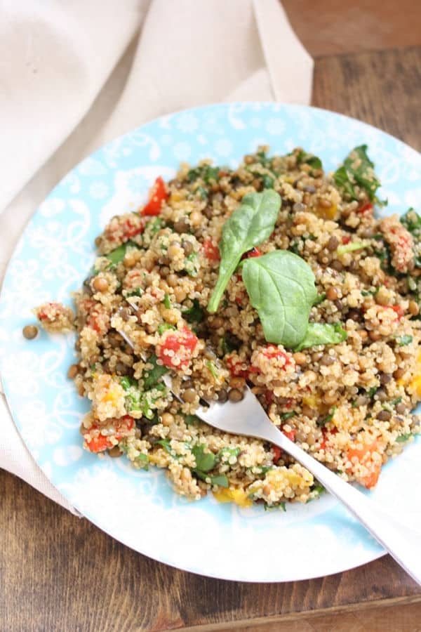 Lentil Quinoa Salad