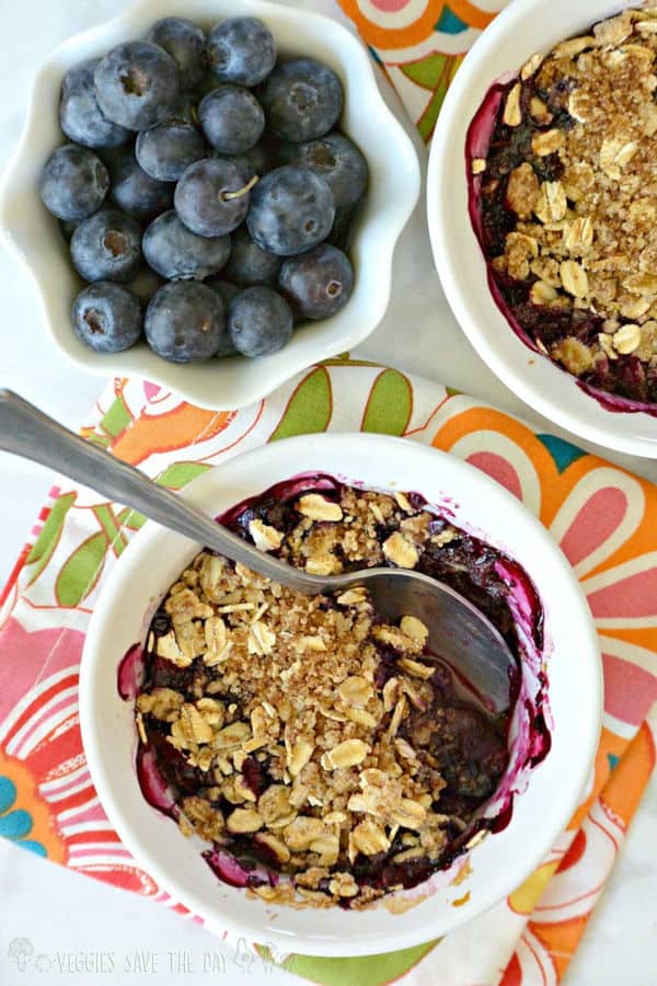 Mini Blueberry Crumble Recipe (Gluten-Free)