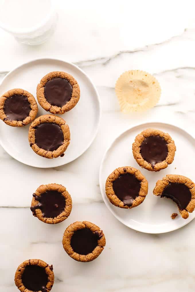 Peanut Butter Chocolate Ganache Blossoms