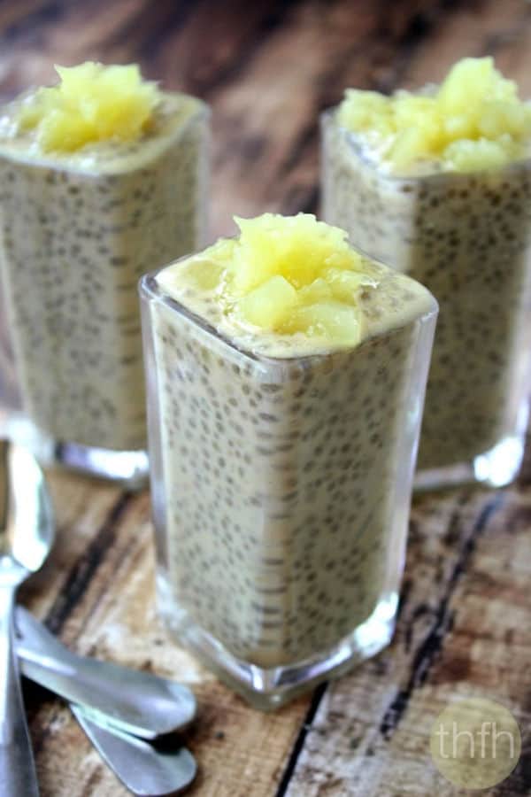 Pineapple Protein Chia Seed Pudding
