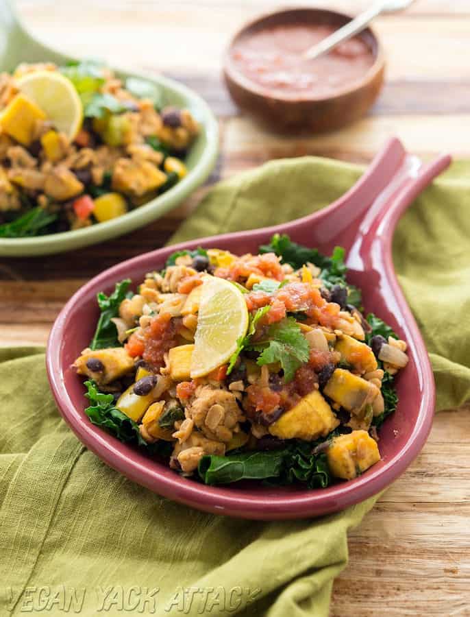 Plantain Tempeh Breakfast Hash