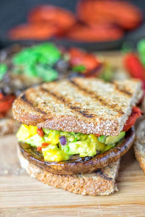 Portobello Mushroom Sandwich