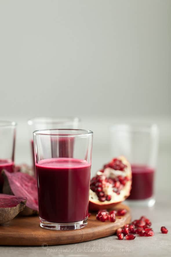 Ravishingly Red Juice (with Pomegranate, Beet and Red Cabbage)