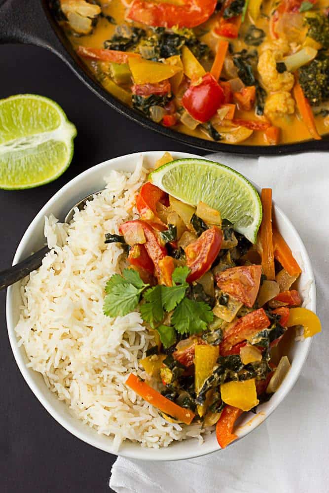 Red Thai Curry Vegetables