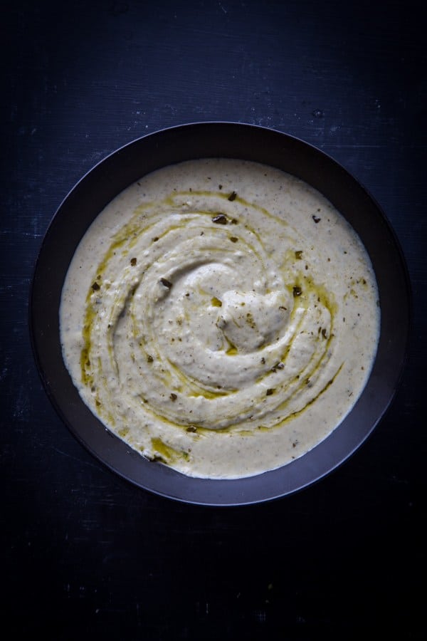 Roasted Vegetable and White Bean Pesto Hummus Pizza