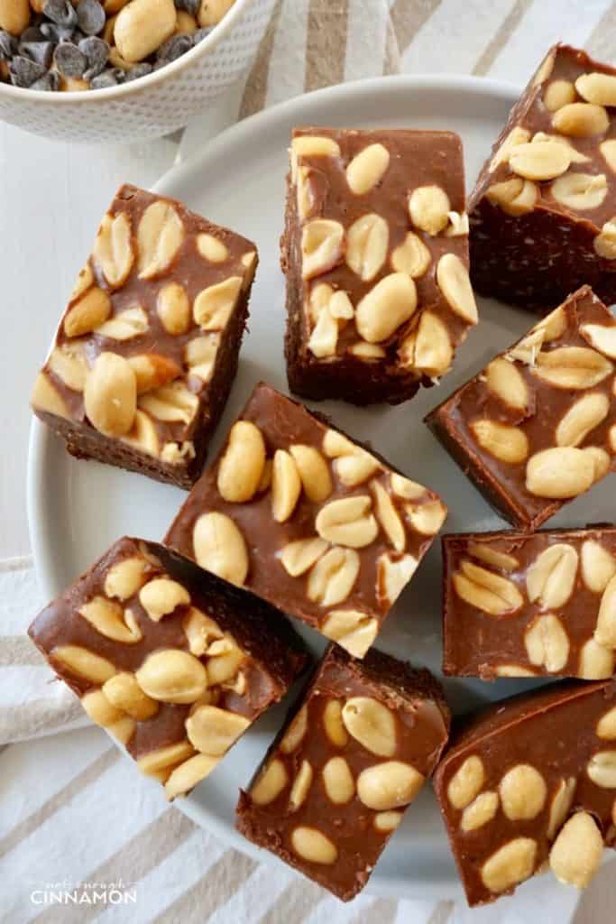 Salted Peanut Butter Chocolate Fudge (Gluten-Free)