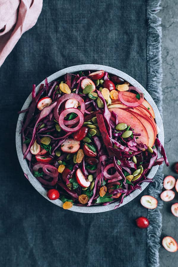 Sauerkraut Salad with Cranberries