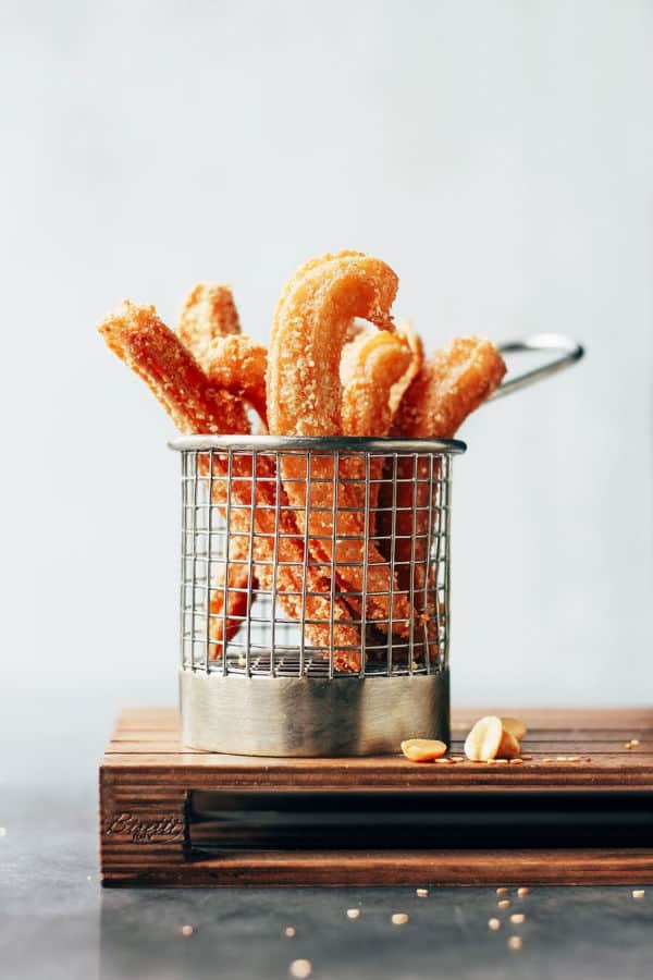 Sesame and Peanut Churros