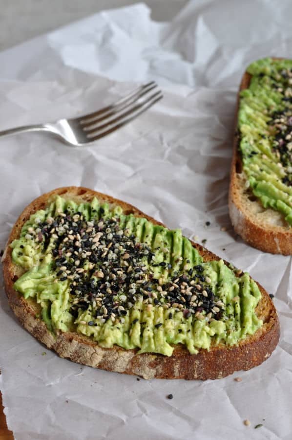 Sesame Hemp Sea Sprinkle and Avocado Toast