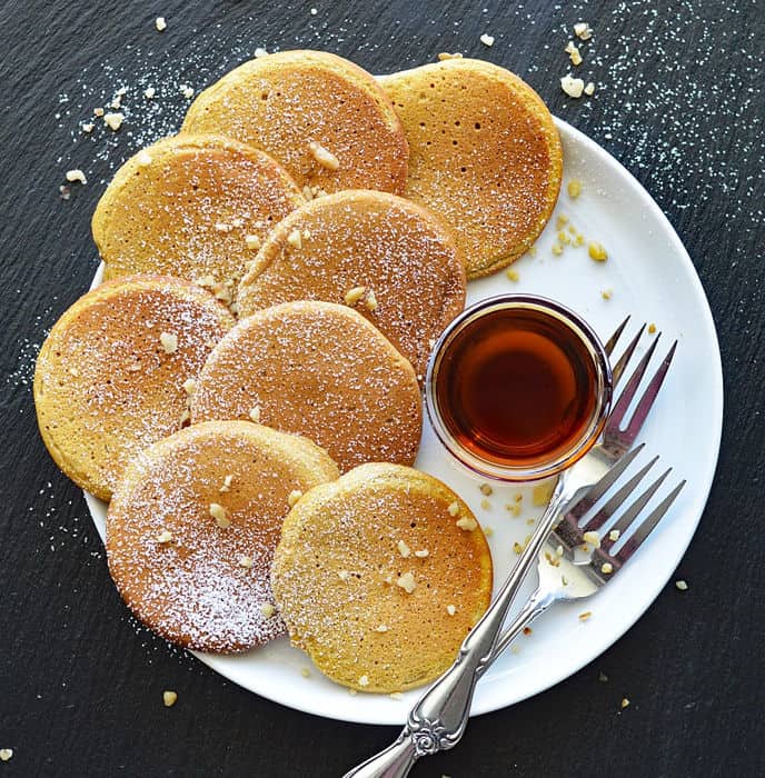 Silver Dollar Pumpkin Pancakes