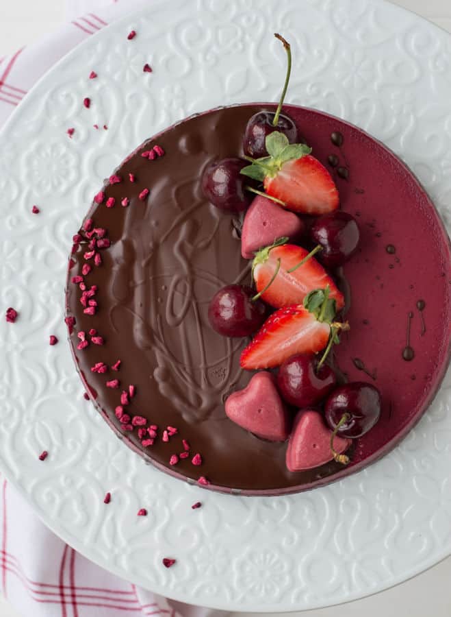 Strawberry Mousse Cake