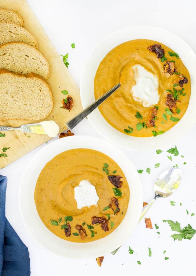 Sweet Potato, Coconut and Cardamom Soup