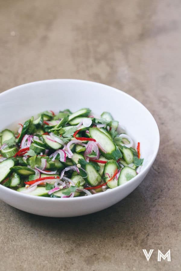 Thai Cucumber Relish (Ajat)