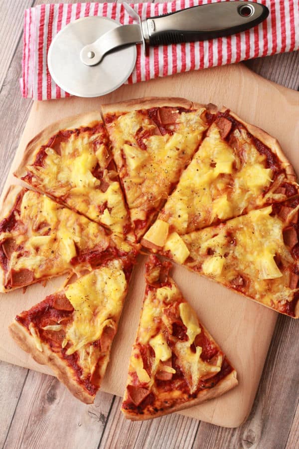 Thin-Crust Hawaiian Pizza