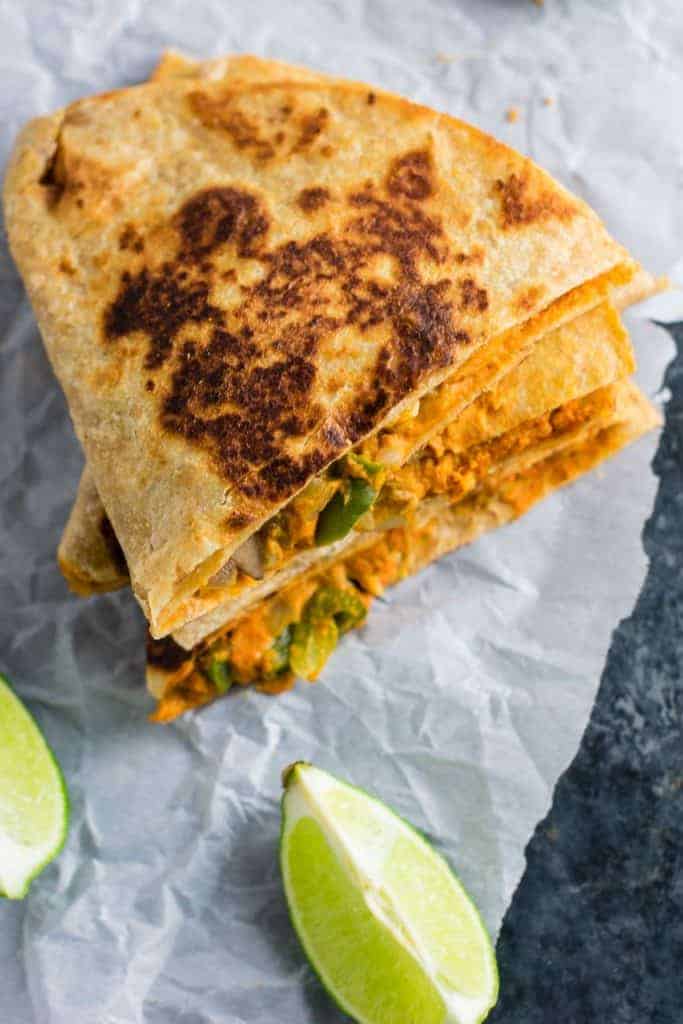 Ultimate Vegan Quesadillas