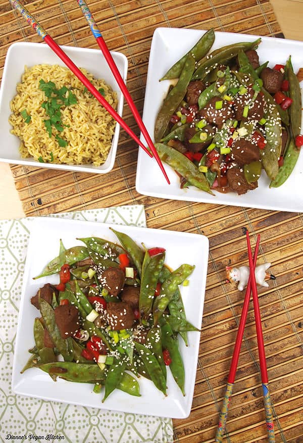 Veggie Beef and Snap Pea Stir-Fry