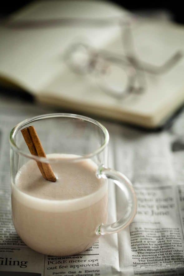 Warm Spiced Cashew Coconut Milk