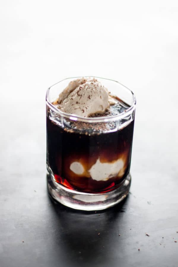 White Russian Ice Cream Float