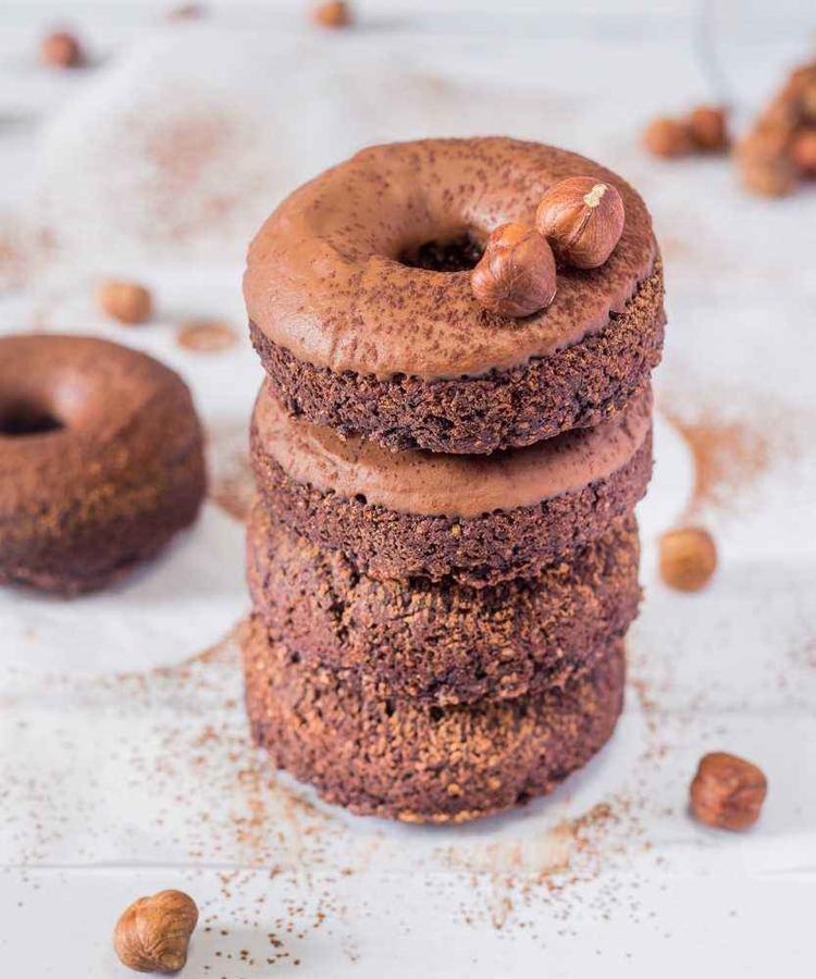 Healthy Baked Chocolate Donuts (Gluten-Free)