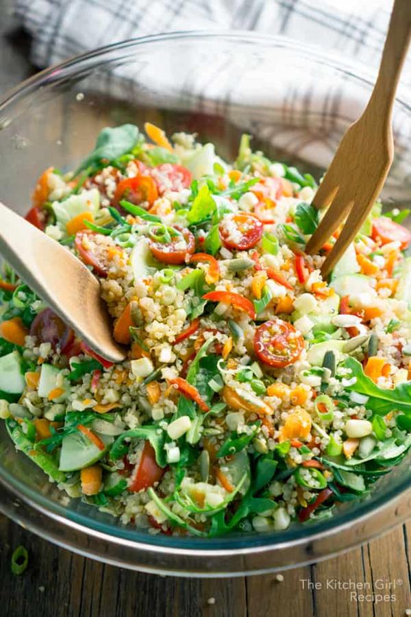Veggie Quinoa Chopped Salad